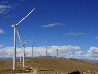 世界海拔最高風電場全部機組吊裝完成