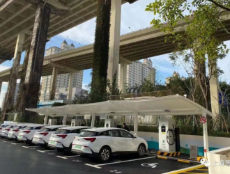 24小時開放！黃浦首個大型公共充電示范站建成投運