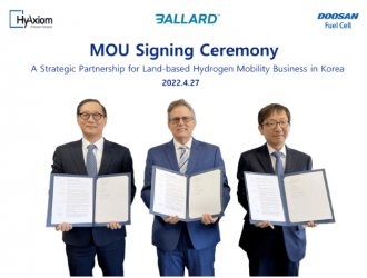 斗山燃料電池與巴拉德合作開發氫燃料電池系統 用于移動出行領域